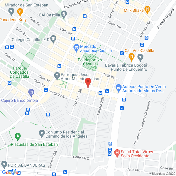 Map of El Nuevo Manantial De Castilla
