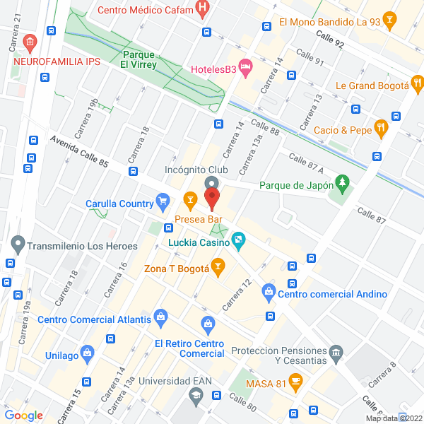 Map of El Padrino Cafe Bar Restaurante
