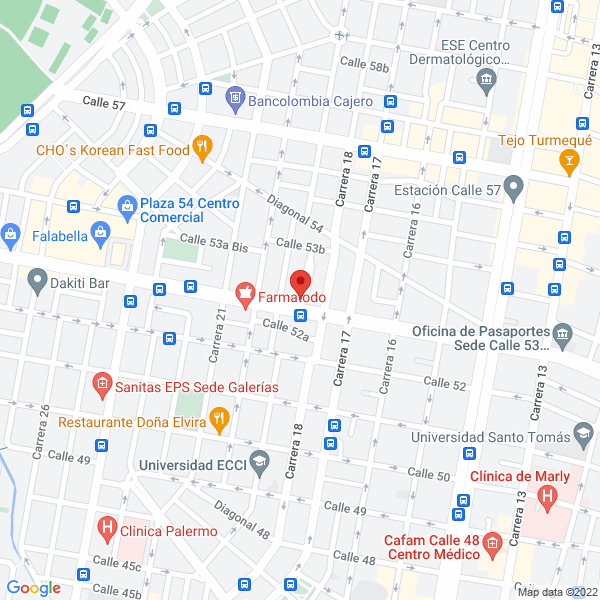 Map of Etiqueta Arte Y Distinción