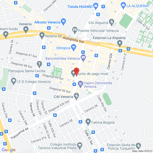 Map of Extra Inversiones Ltda