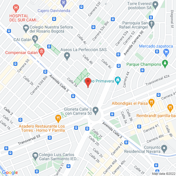 Map of Extractores E & M
