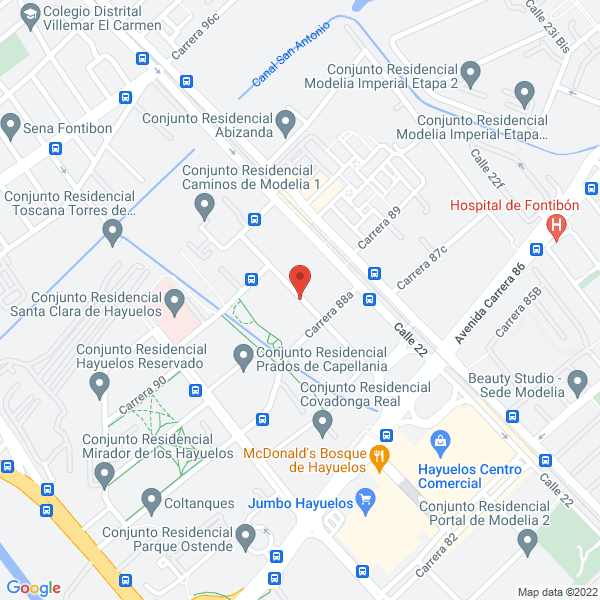 Map of Fábrica De Frutas