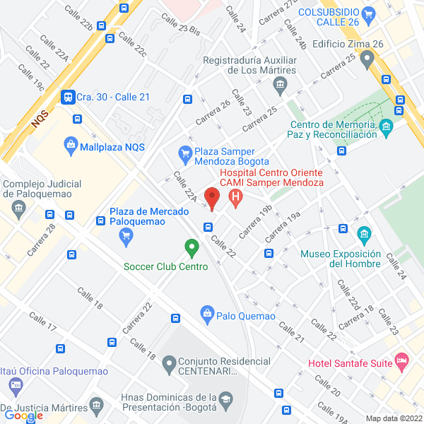Map of Fábrica De Tejas Plásticas Los Paisajes Ltda.