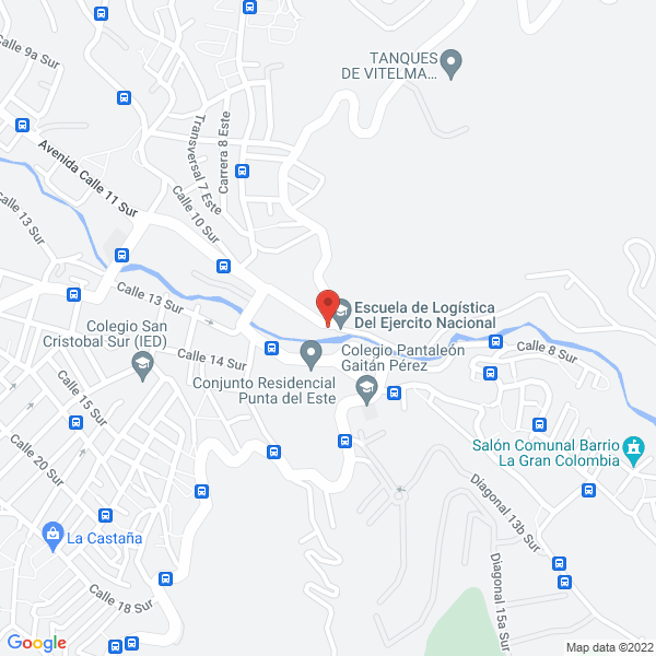 Map of Escuela De Postgrados De La Fuerza Aérea Colombiana Epfac