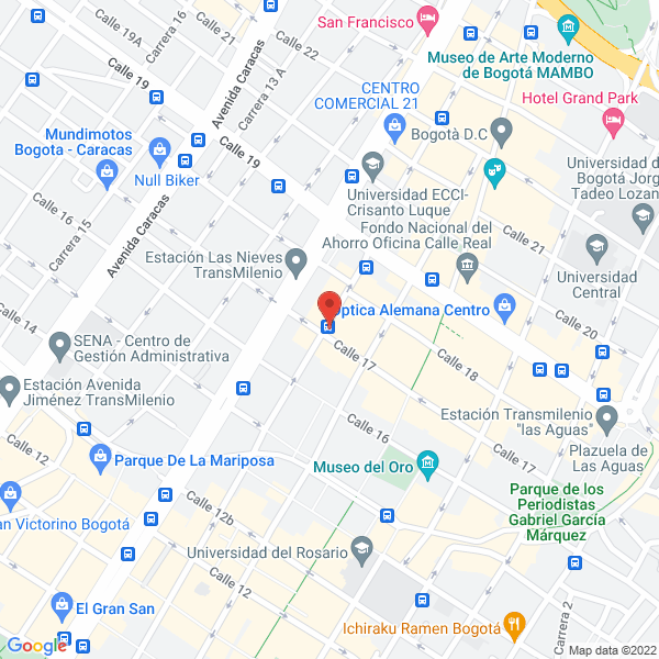 Map of Electricos Nuevo Hogar Descuentos