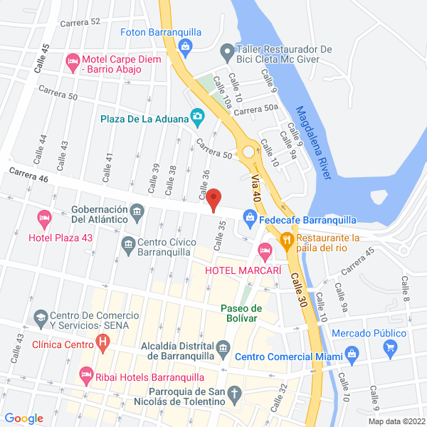 Map of Eléctricos Vásquez