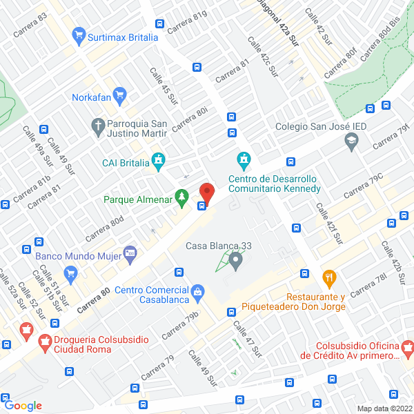 Map of Electricos Y Cerrajeria