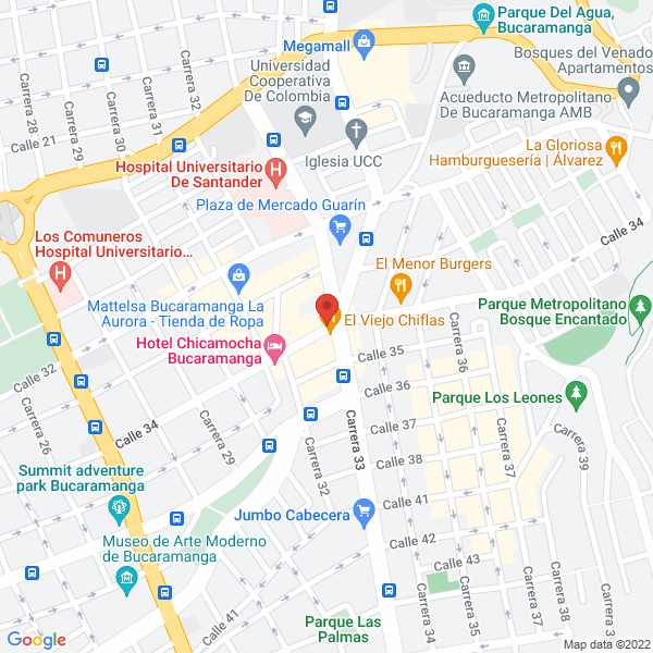 Map of Electrolux Centro Autorizado Bucaramanga