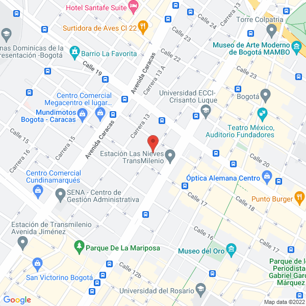 Map of Electroindustriales M C Ltda.