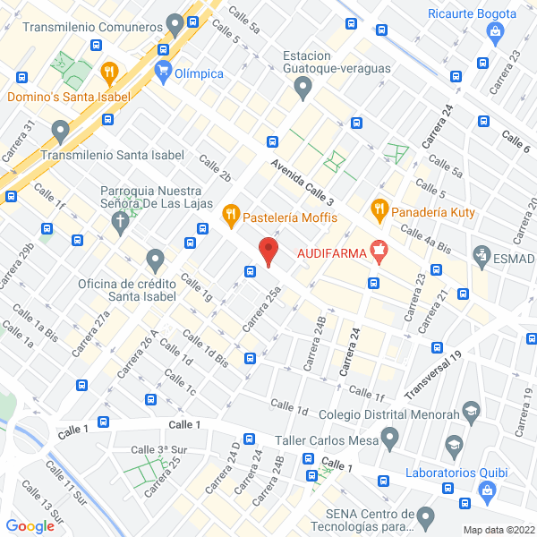 Map of Electromanfer Ltda.