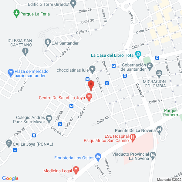 Map of Emdisalud