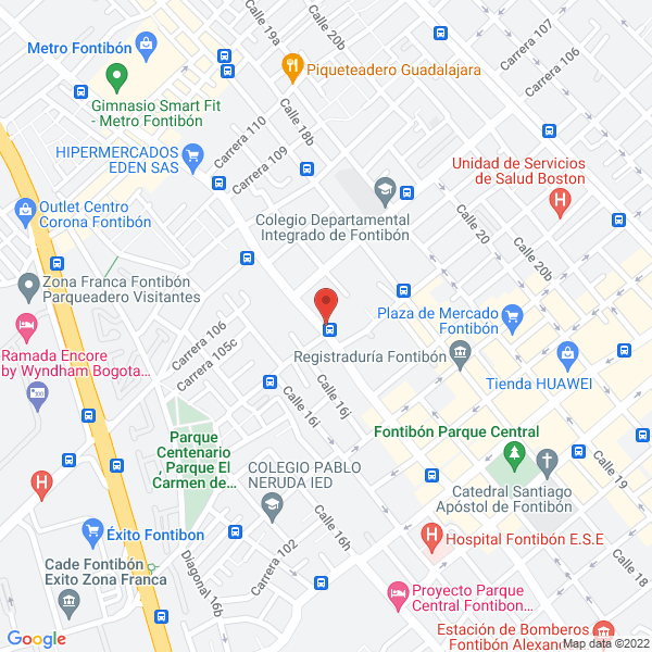 Map of Empaquetar