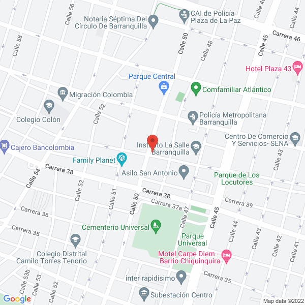 Map of Empastes Y Encuadernación Lugui