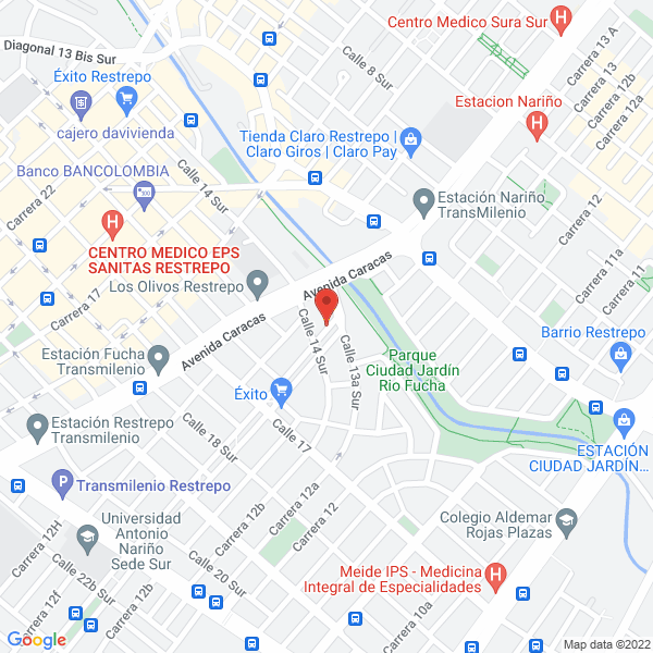 Map of Electro Industriales Carranza Ltda.
