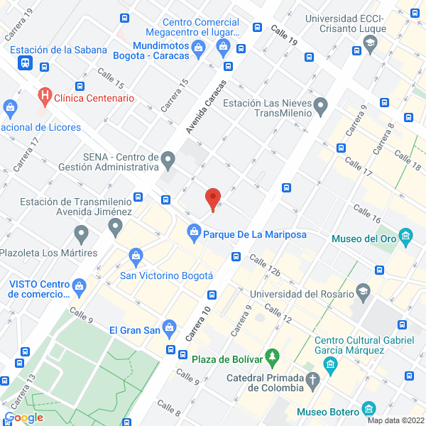 Map of Electro Latinos Ltda.