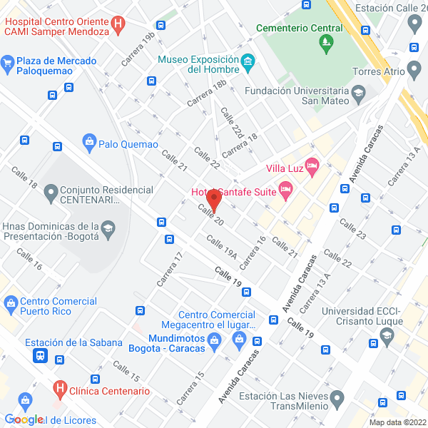 Map of Eléctricos Electrolíneas