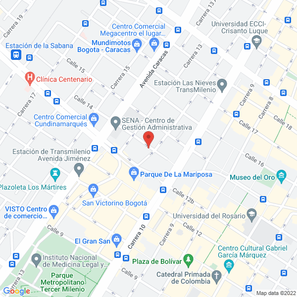 Map of Electro Shock La 14 S.A.S.