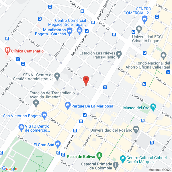 Map of Electroiluminación Y Resistencias De La 14 S.A.S.
