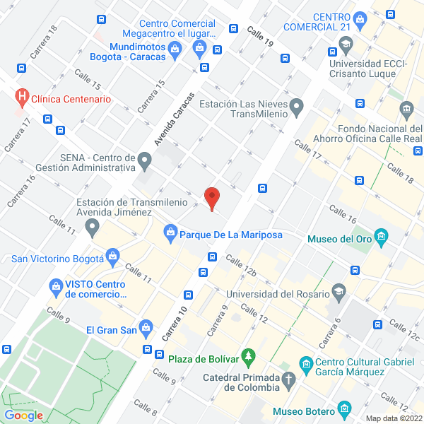 Map of Electrollaves De La 14