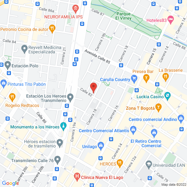 Map of Empresas De Comercio Exterior Ltda.