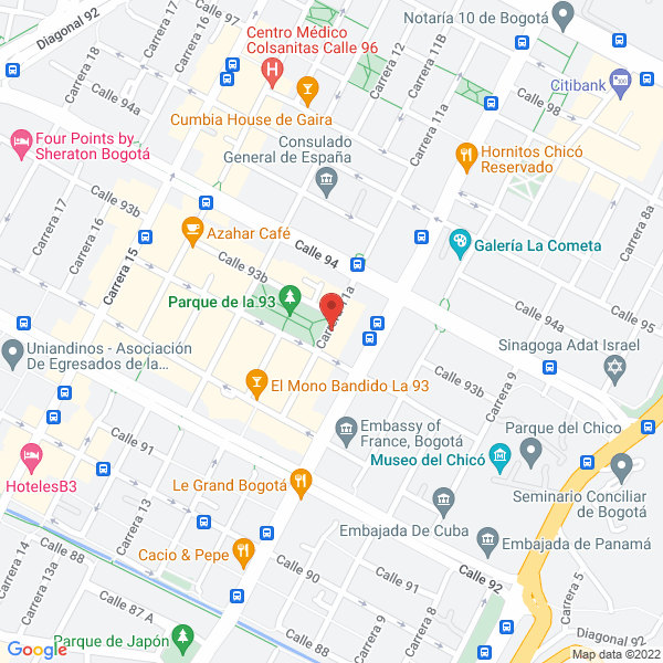 Map of Emte Mechanical Engineering Colombia S.A.S.