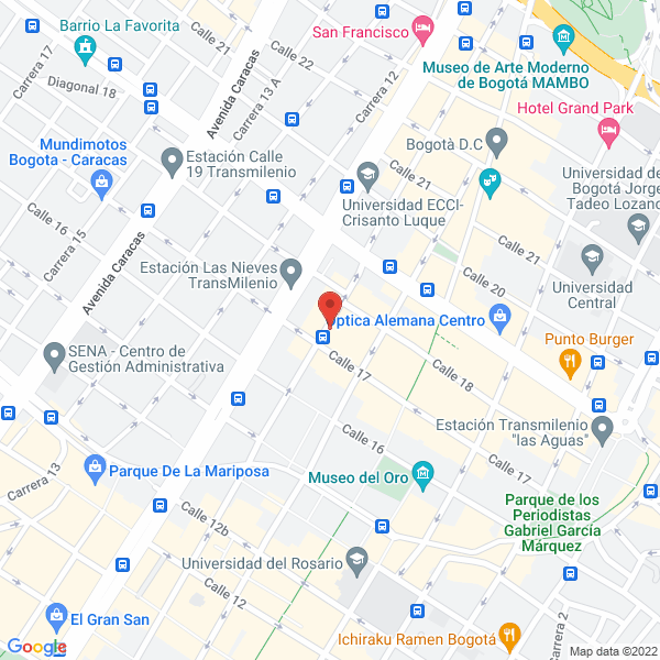 Map of Enchapes Urrego