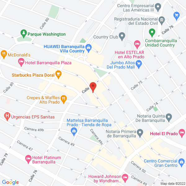 Map of Energías Alternativas De Colombia Ltda.