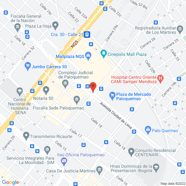 Map of Distribuidora De Aves El Sarabiado