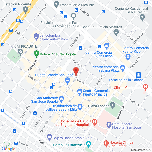 Map of Distribuidora Y Papelería La Mayoría C.D. S.A.S.