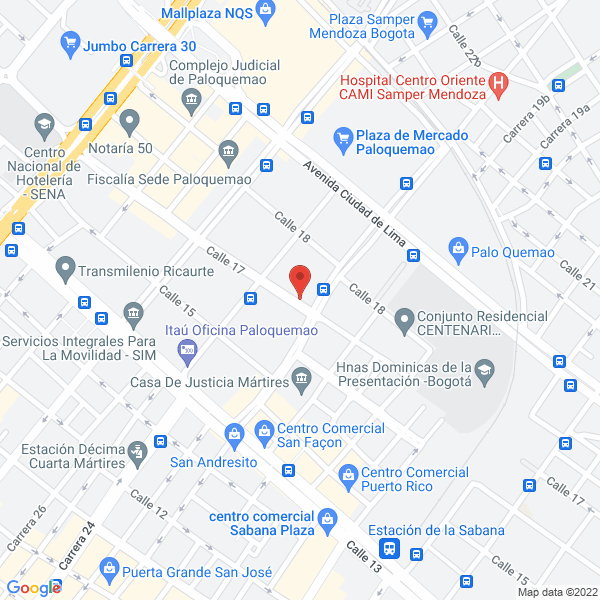 Map of Soluciones Integrales Unión S.A.S.