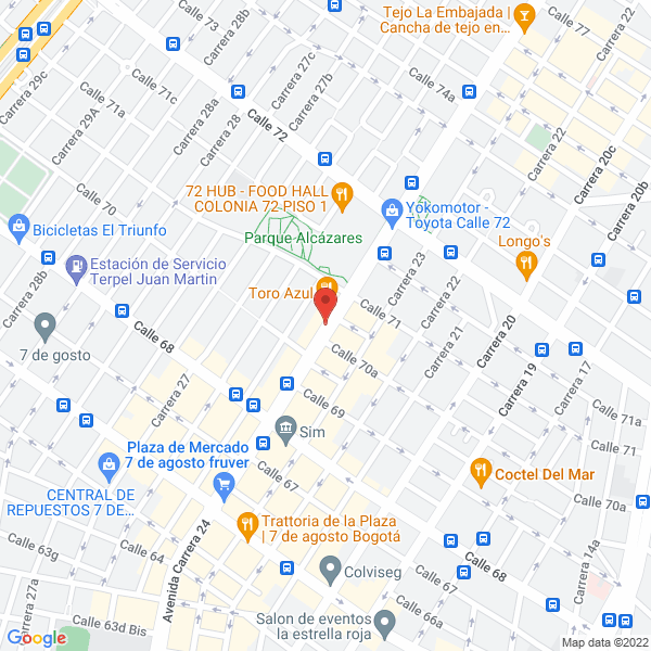 Map of Distrieléctricos 7 De Agosto