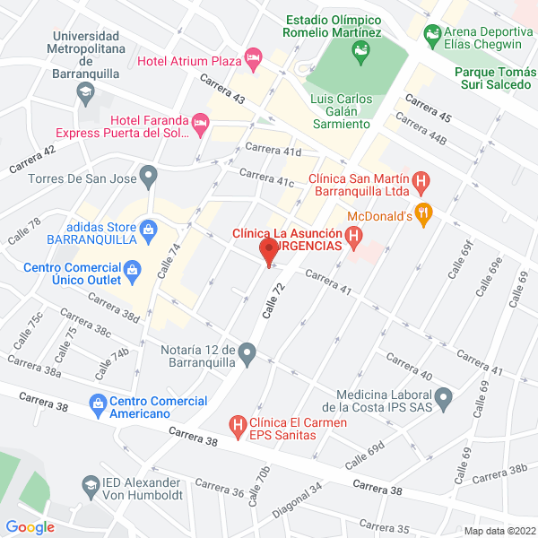 Map of Distrigras S.A.S.