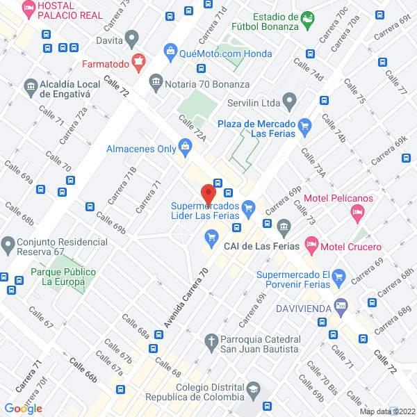 Map of Emprelac S.A.S.