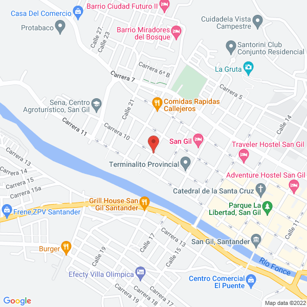Map of Ferretería Habitar