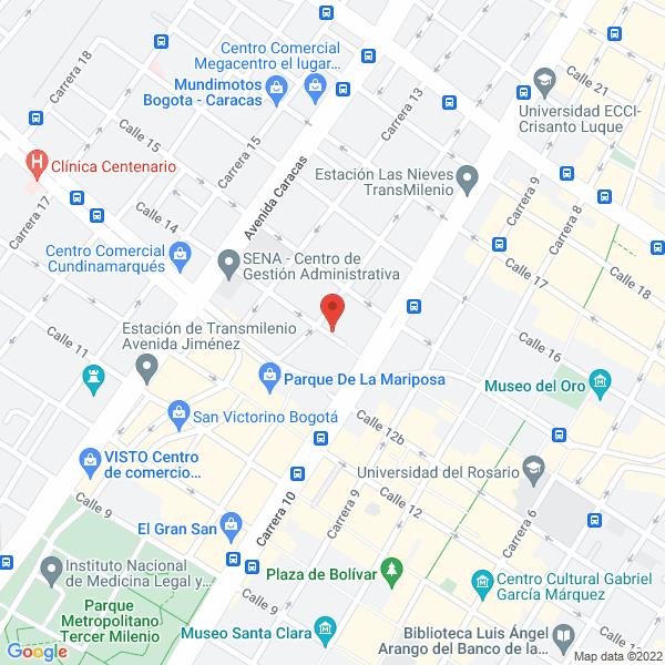 Map of Ferreteria Incobaure Ltda