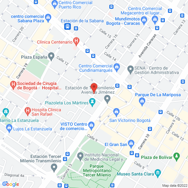 Map of Ferretería La Oportunidad S.A.S.