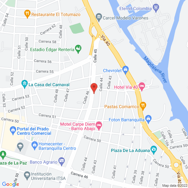 Map of Ferretería Ostaválvula Ltda.