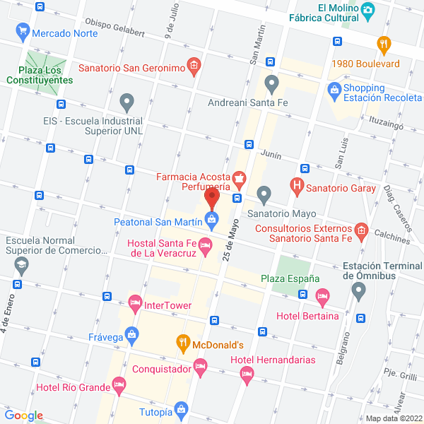 Map of Hsbc New York Life Seguros de Vida Argentina