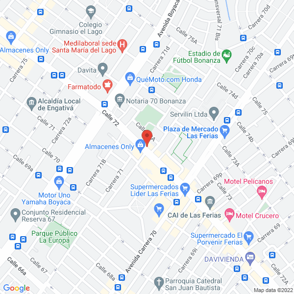 Map of Ferreterías Comarca