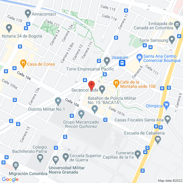 Map of Embotellado Y Empacado S.A.S.