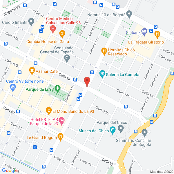 Map of Emc Colombia S.A.S.