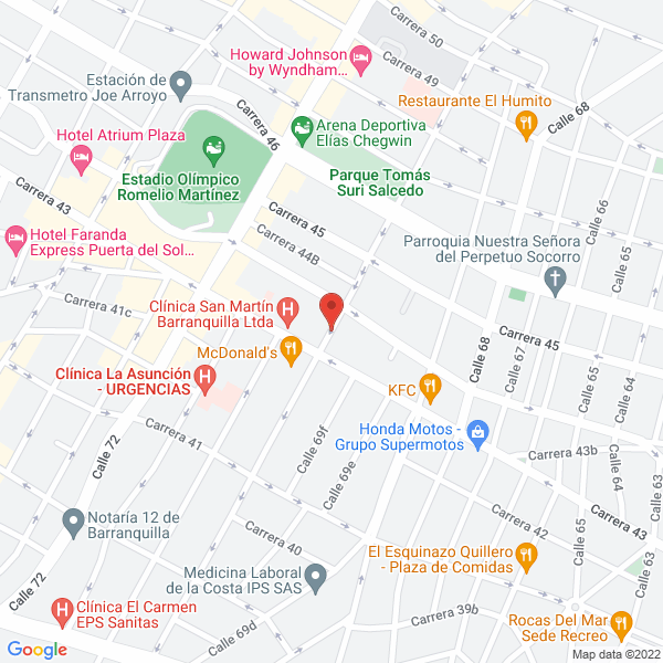 Map of Emerson Rocha Osorio