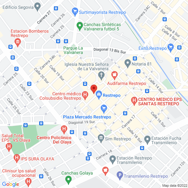 Map of Emnar Ltda.