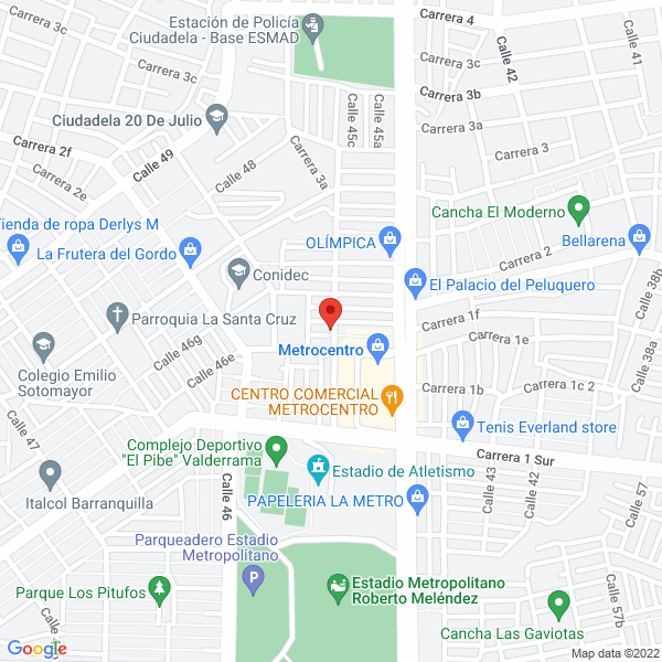 Map of Empleos Aset S.A.S.