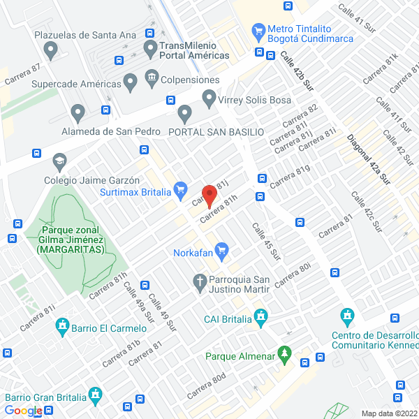 Map of Ferreteria La 83
