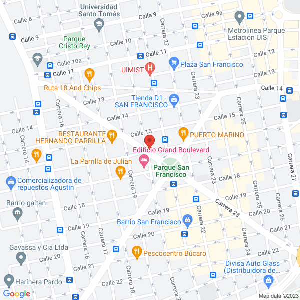 Map of Domicilios Pronta Entrega