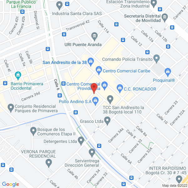 Map of Doxa Inversiones S.A.S.
