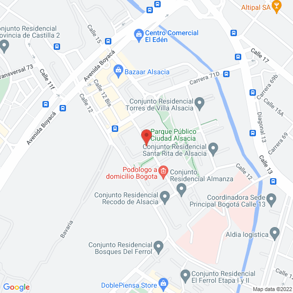 Map of Entorno Ambiental Consultoría S.A.S.