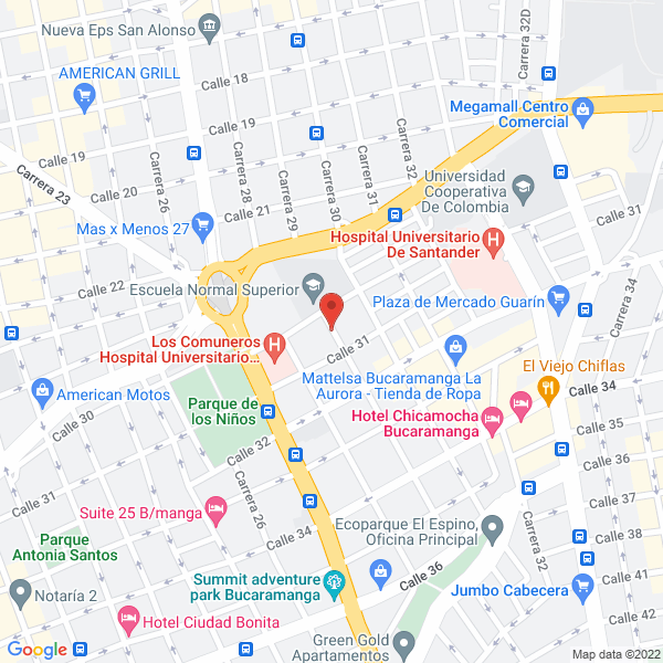 Map of Escuela De Patinaje Sobre Ruedas