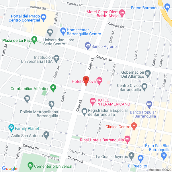 Map of Estación De Servicio Murillo La 45